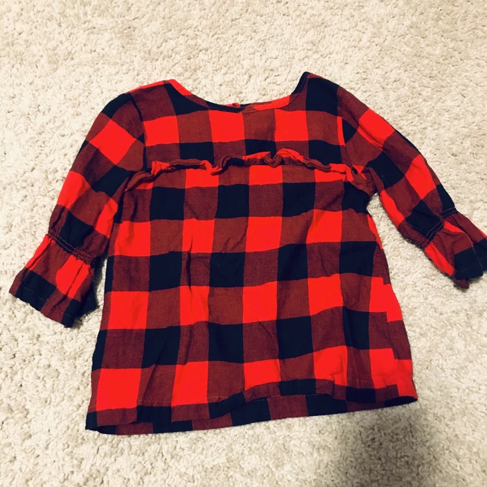 Girls checkered shirt